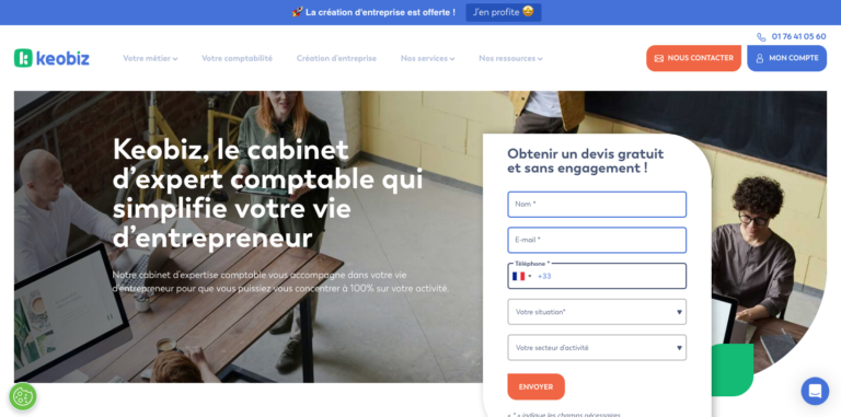 Keobiz, expert-comptable pas cher