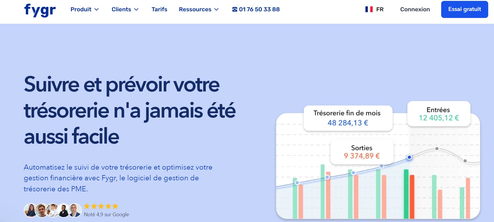 Avis sur Fygr, outil gestion trésorerie PME