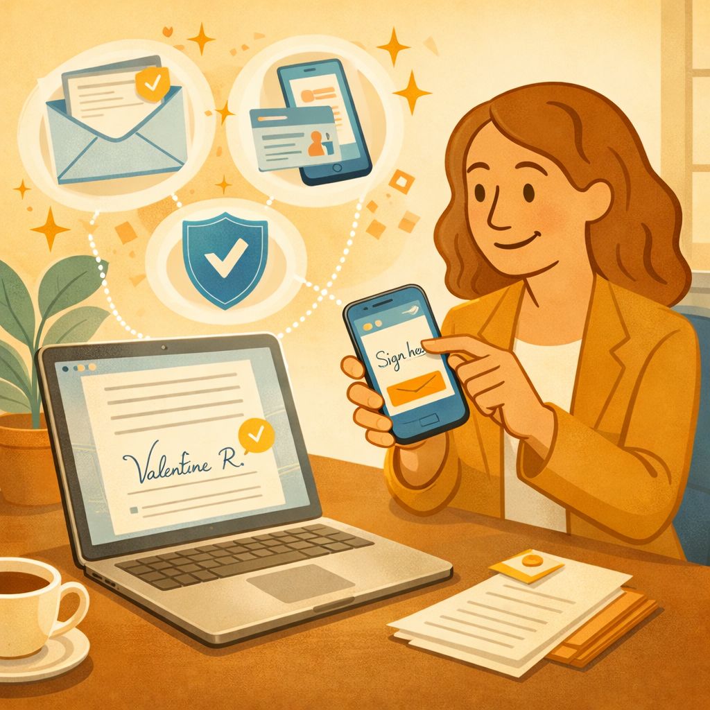 Signature électronique expérience client Faciliter l'expérience client avec la signature électronique